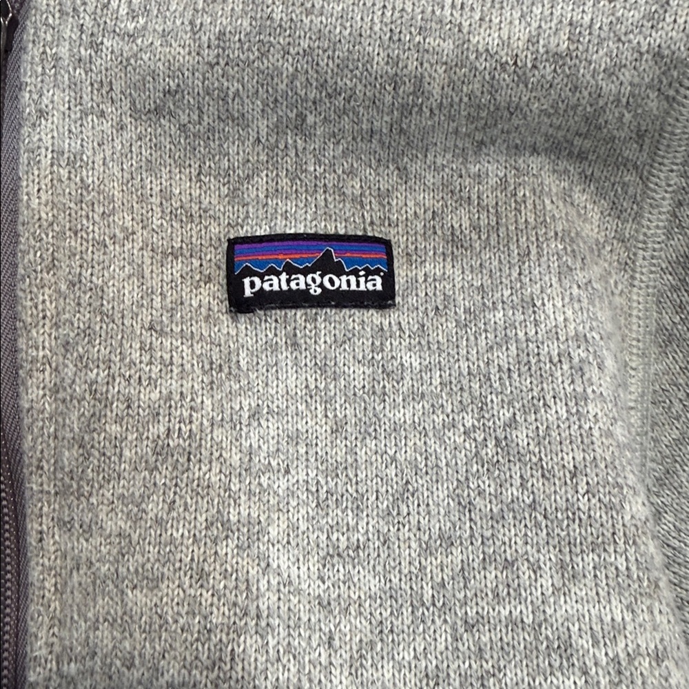 Patagonia Sweater Full Zip Womens XS Fleece Gray Outdoor "Brush Creek Ranch" - Picture 2 of 4